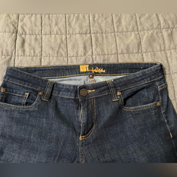 KUT from the Kloth dark denim skinny cropped jeans women's Size 8 - Picture 2 of 5